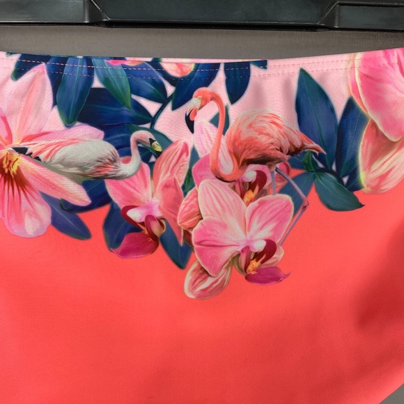 TED BAKER LONDON Orchid Wonderland Side Tie Bikini BOTTOM ONLY in Straw … - Picture 8 of 14